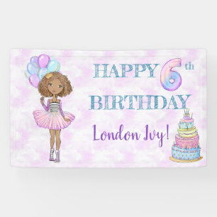 Girl Princess, Afrikanischer Amerikaner Banner