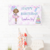 Girl Princess, Afrikanischer Amerikaner Banner (Insitu)