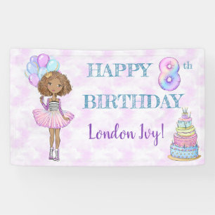Girl Princess American Banner