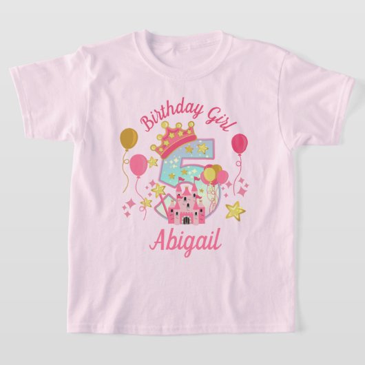 Girl Princess Casttle Shirt (Ablage )