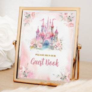 Girl Princess Royal Castle 5th Birthday Gästebuch