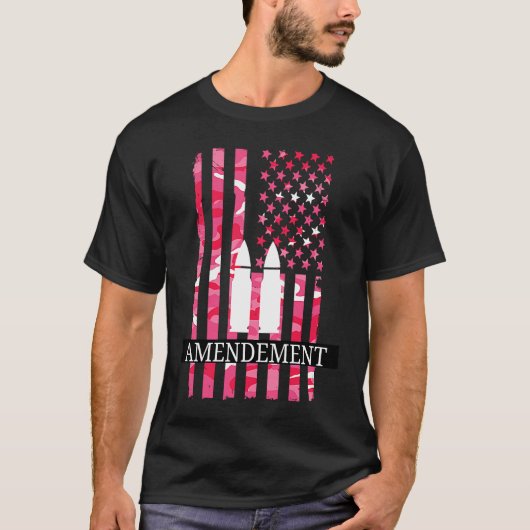 Girl Pro Gun Second Amendment 2A patriot American T-Shirt (Vorderseite)