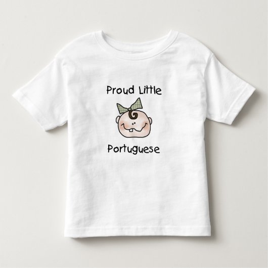 Girl Proud Little Portugiesisch Kleinkind T-shirt (Vorderseite)
