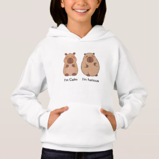 Girl Pullover Hoodie mit niedlichem Bär und Botsch
