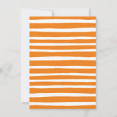 Girl Pumpkin Fall Baby Dusche Einladung (Rückseite)