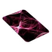 Girl Punk Rock Pink Energy Waves Magnet (Rechte Seite)