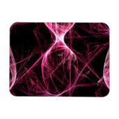 Girl Punk Rock Pink Energy Waves Magnet (Horizontal)