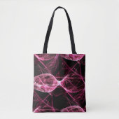 Girl Punk Rock Pink Energy Waves Tasche (Vorderseite)