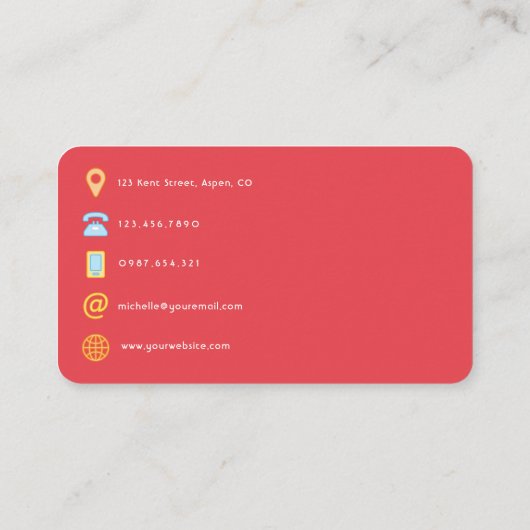 Girl QR-Code für Fitness von Schwarzen Visitenkarte (Rückseite)