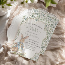 Girl Rabbit Greneery Birthday Party