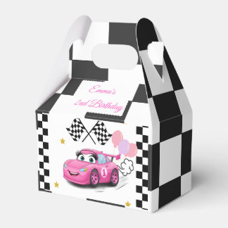 Girl Racing Birthday | Schnell 1 und zwei Geschenkschachtel