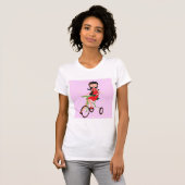 Girl Rafting A Bike T - Shirt (Vorne ganz)