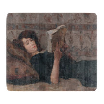 Girl Reading a Book (Reclining on a Divan)