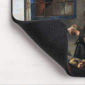 Girl Reading a Letter at a Open Window, Vermeer Mousepad (Ecke)