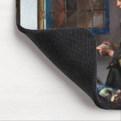 Girl Reading a Letter at a Open Window, Vermeer Mousepad (Ecke)