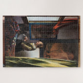 Girl Reading a Letter at a Open Window, Vermeer Puzzle (Horizontal)