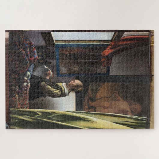 Girl Reading a Letter at a Open Window, Vermeer Puzzle (Horizontal)