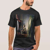 Girl Reading a Letter at a Open Window, Vermeer T-Shirt (Vorderseite)