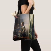 Girl Reading a Letter at a Open Window, Vermeer Tasche (Von Nahem)