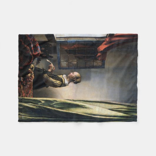 Girl Reading a Letter at Window, Vermeer Fleecedecke (Vorderseite (Horizontal))