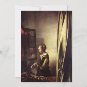 Girl Reading a Letter Einladung