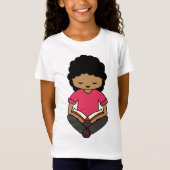 Girl Reading Book T-Shirt (Vorderseite)