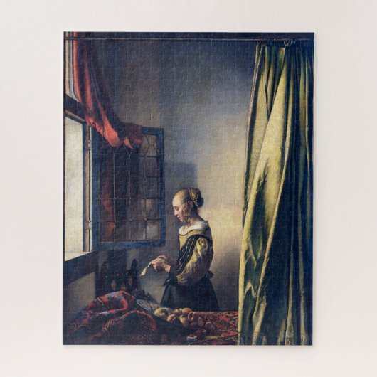 Girl Reading Letter by Open Window | Vermeer | Puzzle (Vertikal)