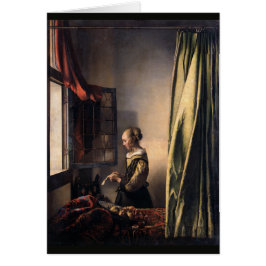 Girl Reading Letter im offenen Fenster von Vermeer
