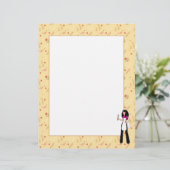 Girl Recipe Pages Illustriert (Stehend Vorderseite)