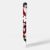 Girl Red Black Team färbt Volleyballs gemustert Case-Mate iPhone Hülle (Rückseite / Rechts)