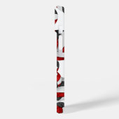 Girl Red Black Team färbt Volleyballs gemustert Case-Mate iPhone Hülle (Rückseite / Links)