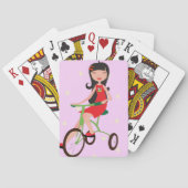 Girl Reiten Spielkarten (Rückseite)