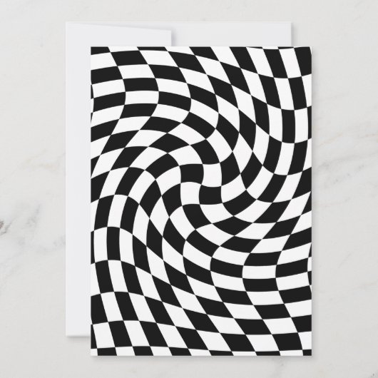 Girl Retro Ghost Halloween Einladung (Rückseite)