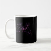 Girl Retro I Love Taylor First Name D Groovy 80's Kaffeetasse (Links)