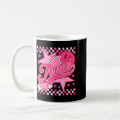 Girl Retro Jonas Groovy Flower First Name D 80's Kaffeetasse (Links)