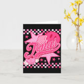 Girl Retro Jonas Groovy Flower First Name D 80's  Karte (Gelbe Blume)