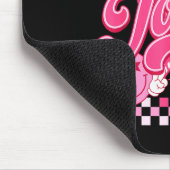 Girl Retro Jonas Groovy Flower First Name D 80's Mousepad (Ecke)