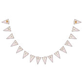 Girl Retro Little Pumpkin Birthday Bunting Wimpelkette (Alle)