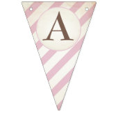 Girl Retro Little Pumpkin Birthday Bunting Wimpelkette (Dritte Fahne)