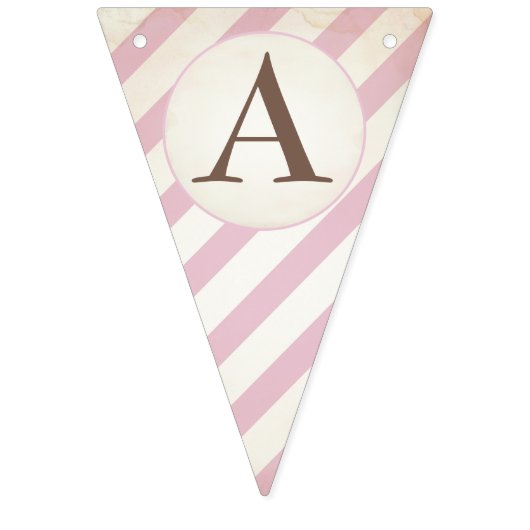 Girl Retro Little Pumpkin Birthday Bunting Wimpelkette (Dritte Fahne)