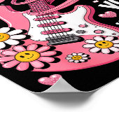 Girl Retro Taylor First Name D Groovy 70's 80's Poster (Ecke)