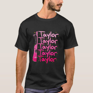 Girl Retro TAYLOR Vorname Personalisiert Geburtsta T-Shirt
