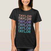 Girl Retro TAYLOR Vorname Swift T-Shirt (Vorderseite)