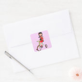 Girl Riding a Bike Stickers (Umschlag)