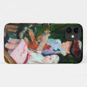 Girl Riding a Carriage, Mary Cassatt Case-Mate iPhone Hülle (Rückseite (Horizontal))