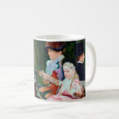 Girl Riding a Carriage, Mary Cassatt Kaffeetasse (VorderseiteRechts)