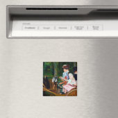 Girl Riding a Carriage, Mary Cassatt Magnet (In Situ (Geschirrspüler))