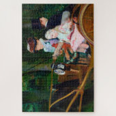 Girl Riding a Carriage, Mary Cassatt Puzzle (Vertikal)