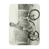 Girl Riding Brad Magnet (Vertikal)