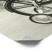 Girl Riding Brad Poster (Ecke)